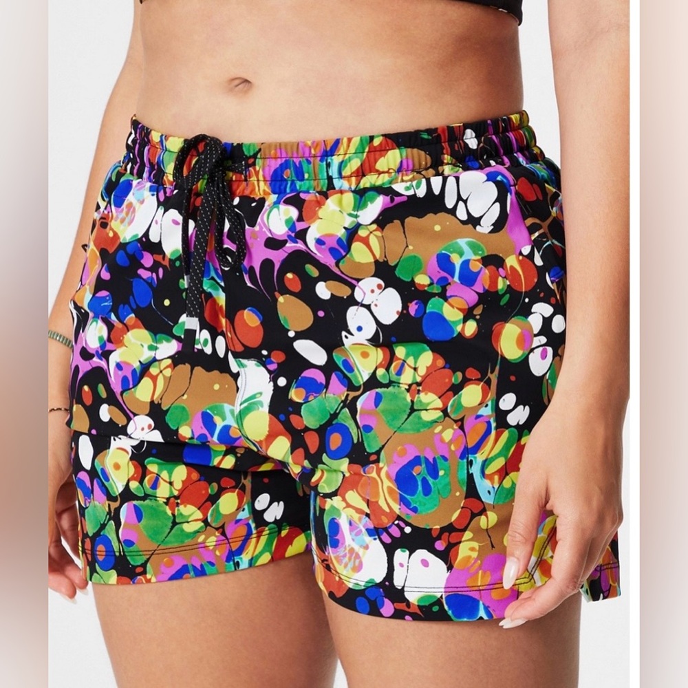 Fabletics colorful athletic shorts activewear athleisure workout running gym